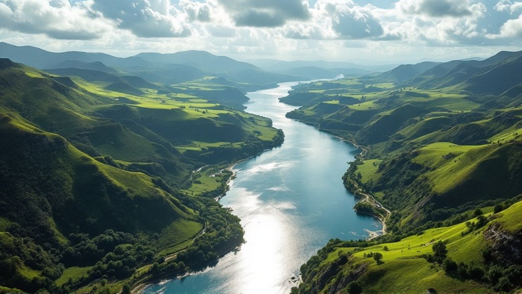 drainage divides shape watersheds