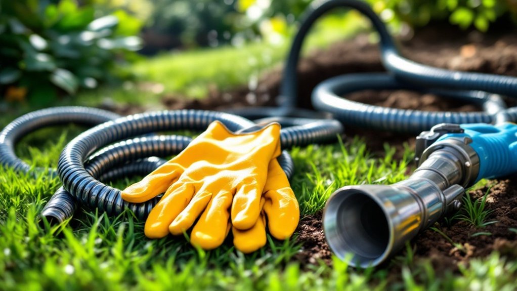 outdoor drain unclogging tools