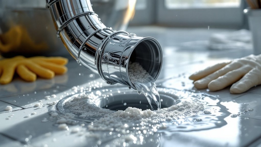 unclog washing machine drain