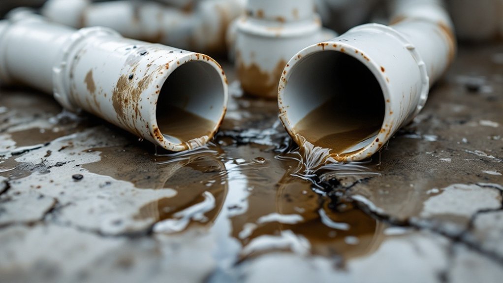unglued pvc pipe leaks
